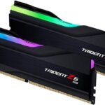 G.SKILL Trident Z5 RGB Series DDR5 RAM 64GB (2x32GB) 6000MHz (Intel XMP 3.0) 30-40-40-96 Desktop Computer Memory - Matte Black