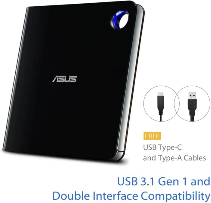 Asus SBW-06D5H-U - Ultra-Slim Portable USB 3.2 Gen 1x1 Blu-Ray Burner - Image 2