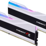 G.SKILL Trident Z5 RGB Series DDR5 RAM 64GB (2x32GB) 6000MHz 30-40-40-96 1.35V (Intel XMP 3.0) Desktop Computer Memory - Matte White