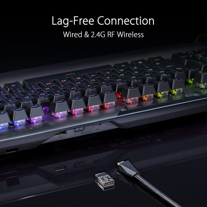 ASUS ROG Claymore II Wireless Modular Gaming Mechanical Keyboard - RX Red Switches - Image 2
