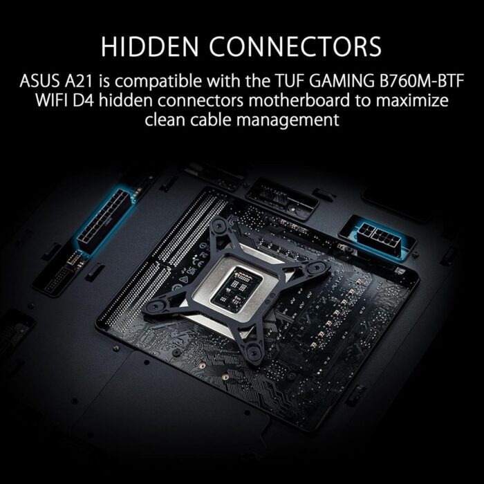 Asus A21 Mid-Tower microATX Case - Black - Image 2