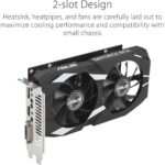Asus Dual NVIDIA GeForce RTX 3050 6GB OC Edition Gaming Graphics Card - PCIe 4.0, 6GB GDDR6 Memory, HDMI 2.1, DisplayPort 1.4a, 2-Slot Design, Axial-tech Fan Design, 0dB Technology, Steel Bracket - Image 3