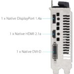 Asus Dual NVIDIA GeForce RTX 3050 6GB OC Edition Gaming Graphics Card - PCIe 4.0, 6GB GDDR6 Memory, HDMI 2.1, DisplayPort 1.4a, 2-Slot Design, Axial-tech Fan Design, 0dB Technology, Steel Bracket - Image 4