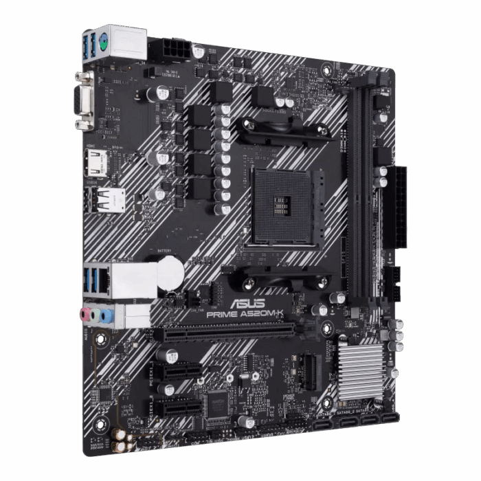 Asus Prime A520M-K/CSM AMD AM4 microATX Motherboard - Image 3