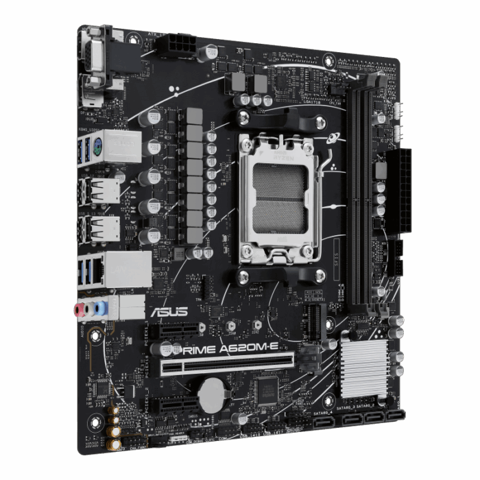 Asus Prime A620M-E DDR5 AMD AM5 microATX Motherboard - Image 3