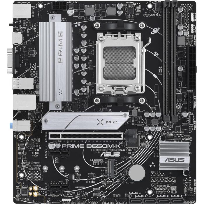 Asus Prime B650M-K DDR5 AMD AM5 microATX Motherboard - Image 2