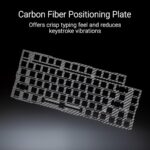 Asus Rog Azoth Extreme 75% Custom Wireless Mechanical Gaming Keyboard, Aluminum Chassis, Carbon Fiber Positioning Plate, Adjustable Gasket Mount, Three-Layer Dampening, Color OLED Touchscreen, ROG NX Snow Switches, PBT Keycaps - Image 5