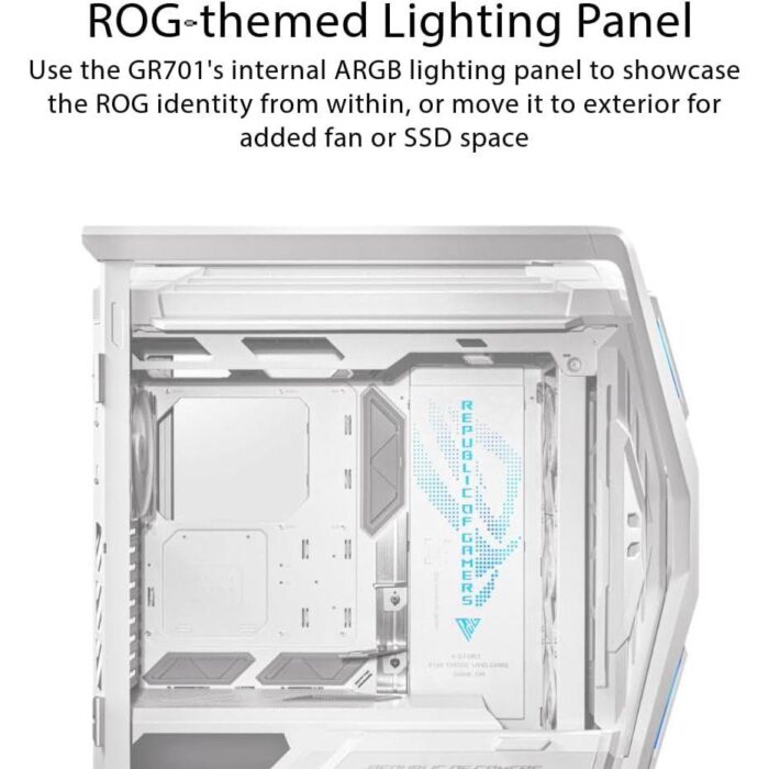 Asus Rog Hyperion GR701 Full-Tower ATX Case - White - Image 3
