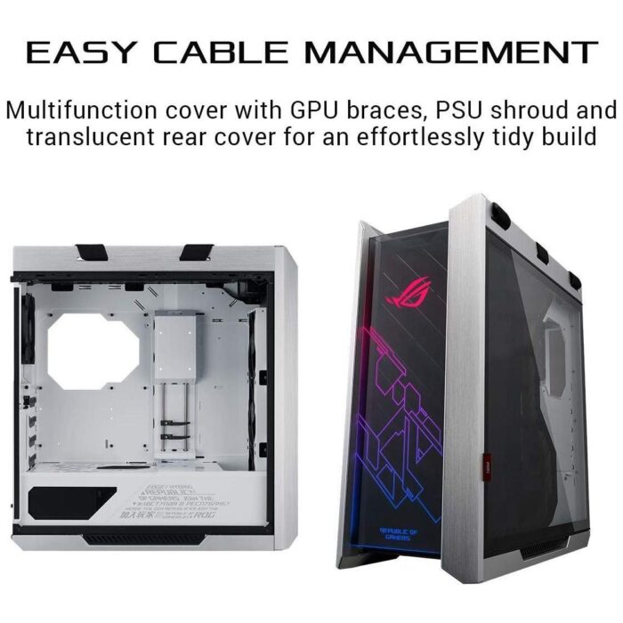 Asus Rog Strix Helios RGB Mid-Tower ATX Case - White - Image 3