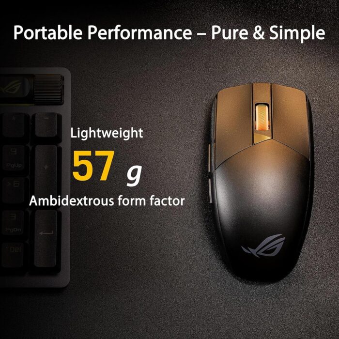 Asus Rog Strix Impact III Wireless Gaming Mouse - Black - Image 3
