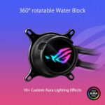Asus Rog Strix LC III 360 ARGB AIO 360mm Liquid CPU Cooler - Image 4
