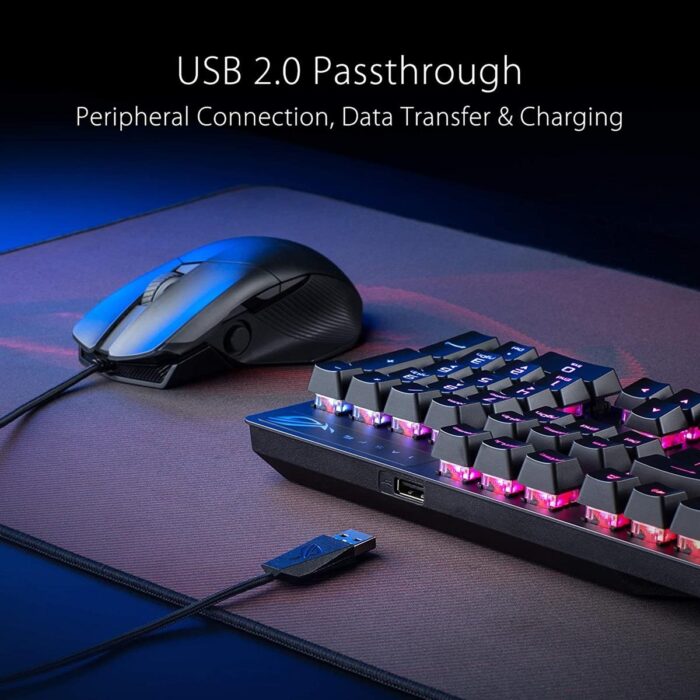 Asus Rog Strix Scope RX RGB Mechanical Gaming Keyboard - Red Switch - Image 4