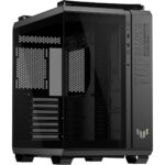 Asus Tuf Gaming GT502 Horizon ATX Mid-Tower Gaming Case (Boundless Panoramic Design, Dual-Chamber, Independent CPU and GPU Cooling Zones, Tool-Free Side Panels, USB 10 Gbps Type-C Front Panel)