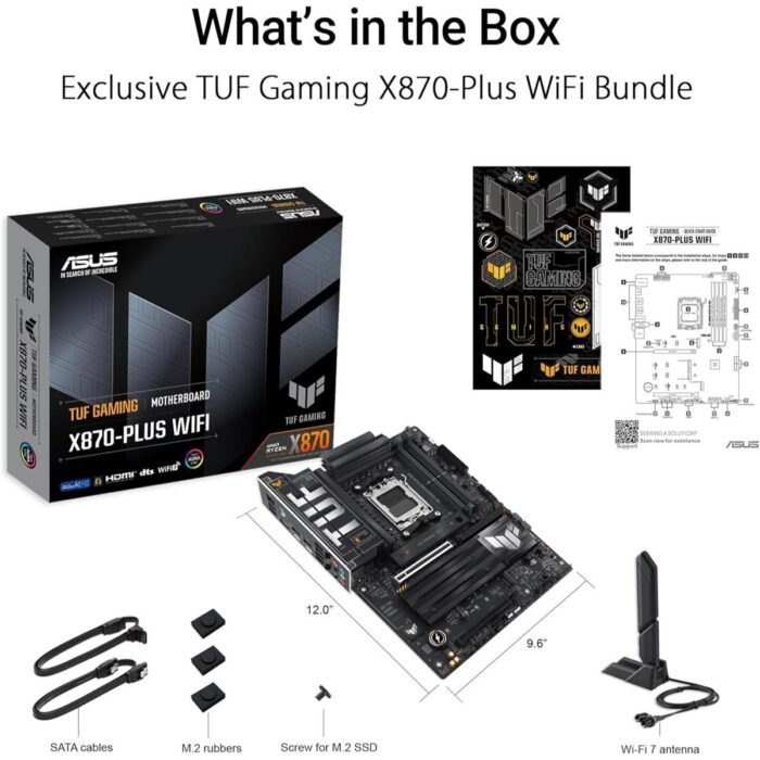 Asus Tuf Gaming X870-Plus Wifi DDR5 AMD AM5 ATX Motherboard - Image 4