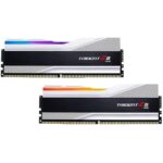 G.Skill Trident Z5 RGB 32GB (2x16GB) 5200MHz C40 DDR5 DRAM Desktop Memory - Metallic Silver - Image 2