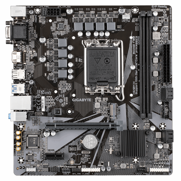 Gigabyte H610M H DDR5 Intel 12/13/14th Gen microATX Motherboard - Image 2