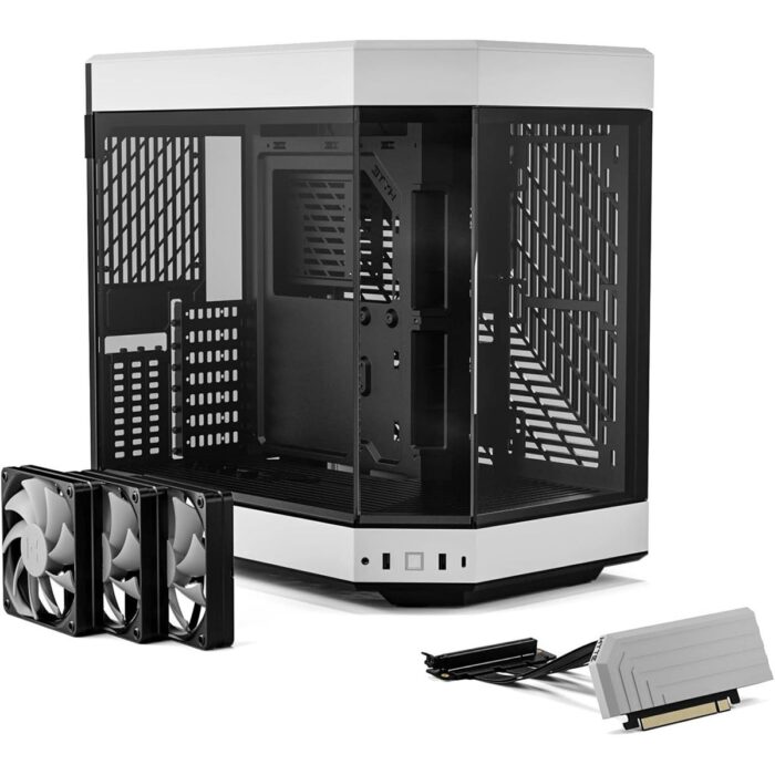 Hyte Y60 Modern Aesthetic Mid-Tower ATX Gaming Case - Panda - Image 4