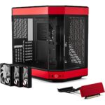 Hyte Y60 Modern Aesthetic Mid-Tower ATX Gaming Case - Black Cherry - Image 4