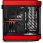 Hyte Y60 Modern Aesthetic Mid-Tower ATX Gaming Case - Black Cherry - Image 3