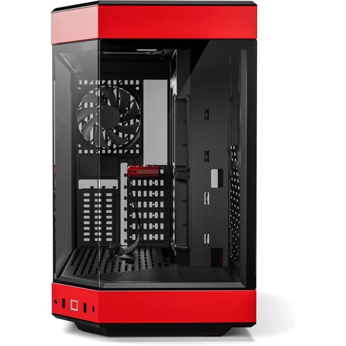 Hyte Y60 Modern Aesthetic Mid-Tower ATX Gaming Case - Black Cherry - Image 2