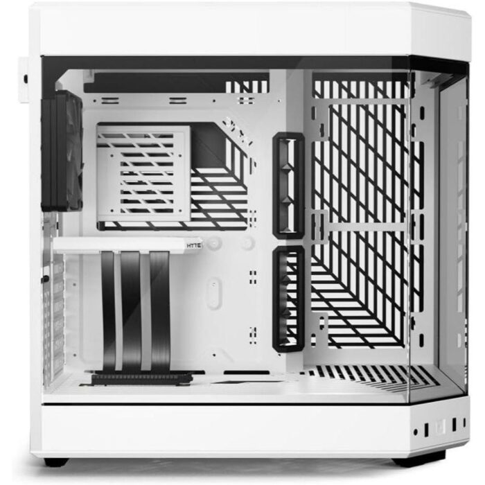 Hyte Y60 Modern Aesthetic Mid-Tower ATX Gaming Case - Snow White - Image 2