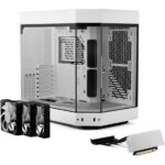 Hyte Y60 Modern Aesthetic Mid-Tower ATX Gaming Case - Snow White - Image 4