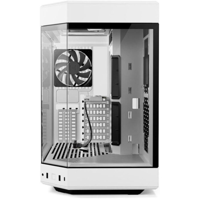 Hyte Y60 Modern Aesthetic Mid-Tower ATX Gaming Case - Snow White - Image 3