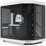 Hyte Y70 Upgraded Modern Aesthetic Dual Chamber Panoramic Tempered Glass Mid-Tower ATX Computer Gaming Case with PCIE 4.0 Riser Cable Included - Panda