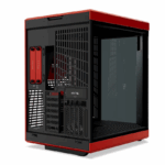 Hyte Y70 Touch Infinite Modern Aesthetic Mid-Tower ATX Gaming Case with LCD Screen - Black Cherry - Image 2