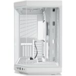 Hyte Y70 Upgraded Modern Aesthetic Dual Chamber Panoramic Tempered Glass Mid-Tower ATX Computer Gaming Case with PCIE 4.0 Riser Cable Included - Snow White - Image 4