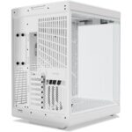 Hyte Y70 Upgraded Modern Aesthetic Dual Chamber Panoramic Tempered Glass Mid-Tower ATX Computer Gaming Case with PCIE 4.0 Riser Cable Included - Snow White - Image 2