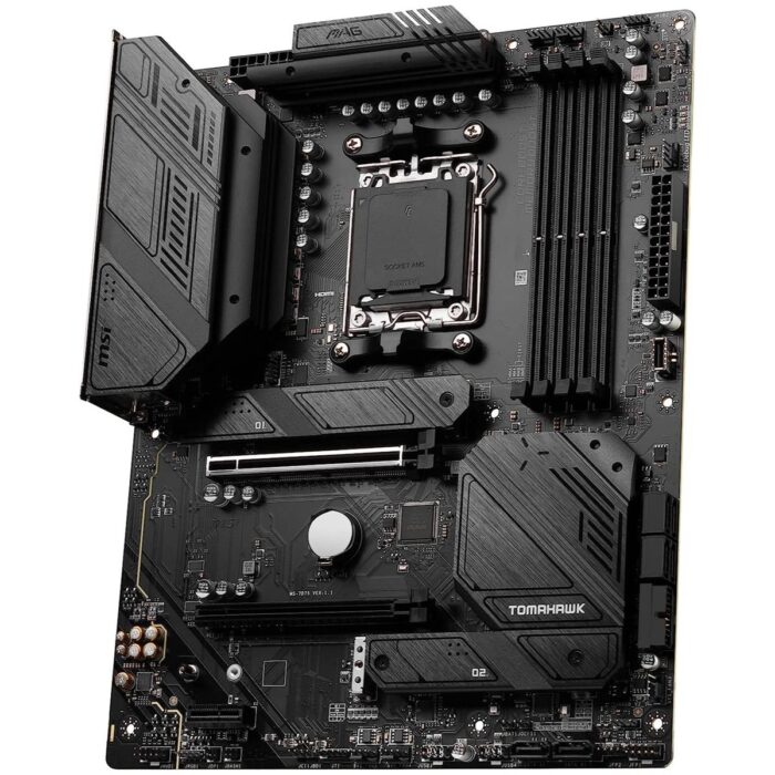 MSI MAG B650 Tomahawk WiFi Gaming Motherboard (AMD Ryzen 9000/8000/7000 Series Processors, AM5, DDR5, PCIe 4.0, M.2, SATA 6Gb/s, USB 3.2 Gen 2, HDMI/DP, Wi-Fi 6E, Bluetooth 5.3, 2.5Gbps LAN, ATX) - Image 3