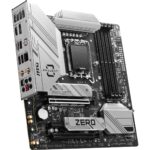 MSI B760M Project Zero Gaming Motherboard (Support 14th/13th/12th Gen Intel Processors, LGA 1700, DDR5, PCIe 5.0, M.2 Slots, 2.5Gbps LAN, USB 3.2 Gen2, HDMI/DP, Wi-Fi 6E, Bluetooth 5.3, mATX) - Image 4