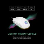 MSI Clutch GM11 White Gaming Mouse, 5000 DPI, 10M Omron Switches, Optical Sensor, Symmetrical Ergonomic Design, RGB Mystic Light Compatible - Image 4