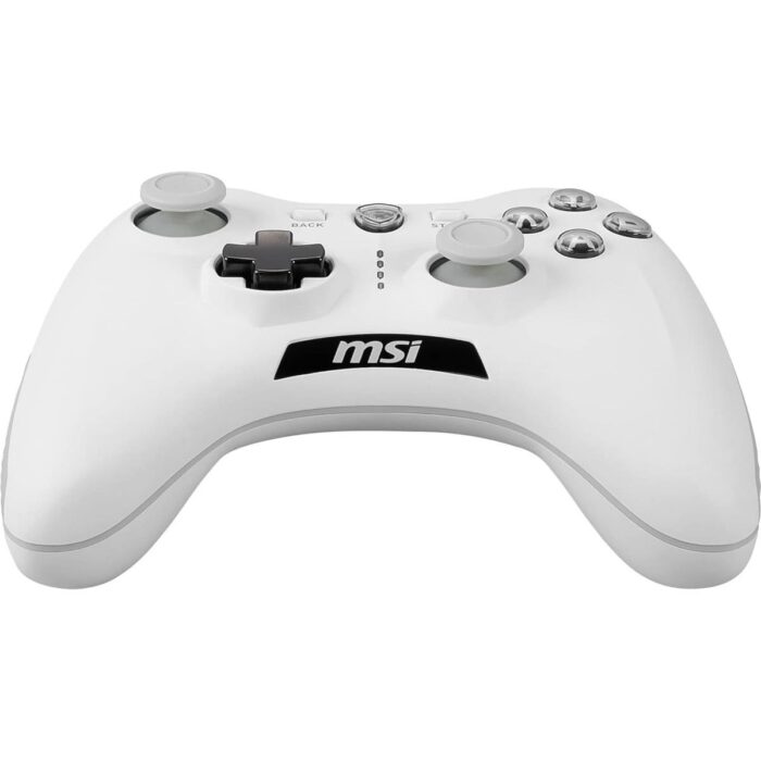 MSI Force GC30V2 White Wireless Gaming Controller, Dual Vibration Motors, Dual Connection Modes, Interchangable D-Pads, Compatible with PC & Android - Image 2