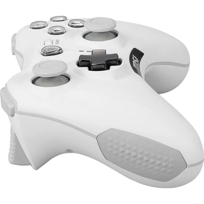MSI Force GC30V2 White Wireless Gaming Controller, Dual Vibration Motors, Dual Connection Modes, Interchangable D-Pads, Compatible with PC & Android - Image 4