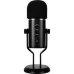 MSI Immerse GV60 Streaming Microphone, Plug & Play, 24bit/96kHz, 4D Pickup, For Singing, Podcasts, Interviews, Meetings, Gaming, Zero-latency, Built-in 3.5mm, 3m USB Cable, Dedicated Dials with Mic Mute Button - Image 3