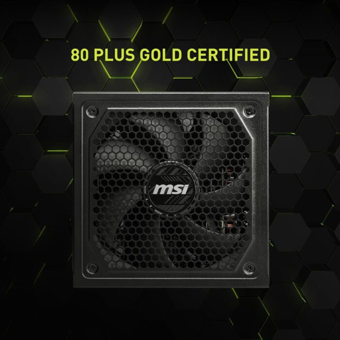 MSI MAG A1000GL PCIE5 1000W 80 Plus Gold Fully Modular Power Supply - Image 2
