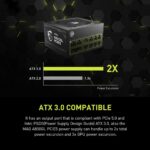 MSI MAG A850GL PCIE 5 & ATX 3.0 Gaming Power Supply, Full Modular, 80 Plus Gold Certified 850W, Compact Size, ATX PSU - Image 3