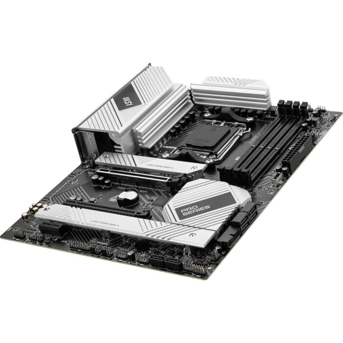 MSI Pro B650-A WiFi ProSeries Motherboard (AMD Ryzen 9000/8000/7000 Series Processors, AMD AM5, ATX, DDR5, PCIe 4.0, M.2, SATA 6Gb/s, USB 3.2 Gen 2, HDMI/DP, Wi-Fi 6E) - Image 5