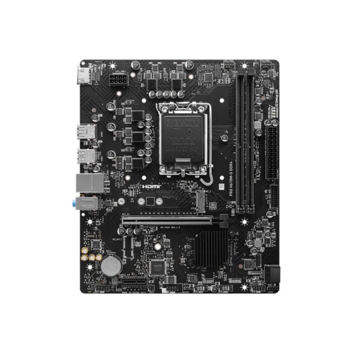 MSI Pro H610M-S DDR4 Intel 12/13/14th Gen microATX Motherboard - Image 2