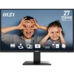 MSI Pro MP273U Professional Computer Monitor, IPS 3840 x 2160 (UHD) 4K, 60Hz, Adaptive-Sync, HDMI, DisplayPort, 4ms (GTG), Black
