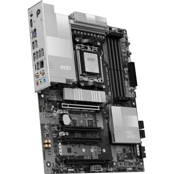 MSI Pro X870-P WiFi ProSeries Motherboard (AMD Ryzen 9000/8000/7000 Series Processors, AM5, DDR5, PCIe 5.0, M.2 Gen5, SATA 6Gb/s, USB 40Gbps, HDMI/DP, Wi-Fi 7, Bluetooth 5.4, 5Gbps LAN, ATX) - Image 3