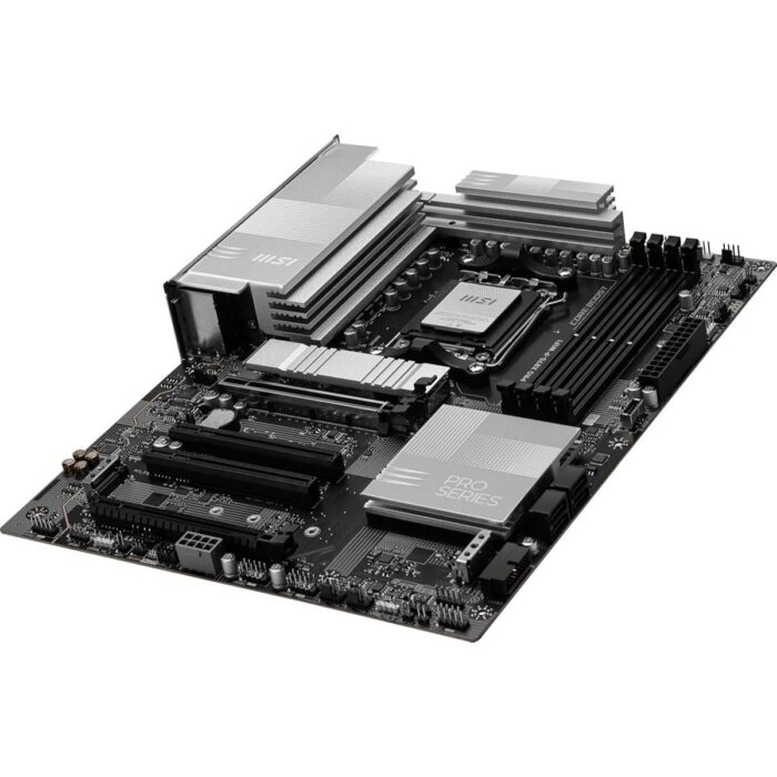 MSI Pro X870-P WiFi ProSeries Motherboard (AMD Ryzen 9000/8000/7000 Series Processors, AM5, DDR5, PCIe 5.0, M.2 Gen5, SATA 6Gb/s, USB 40Gbps, HDMI/DP, Wi-Fi 7, Bluetooth 5.4, 5Gbps LAN, ATX) - Image 4