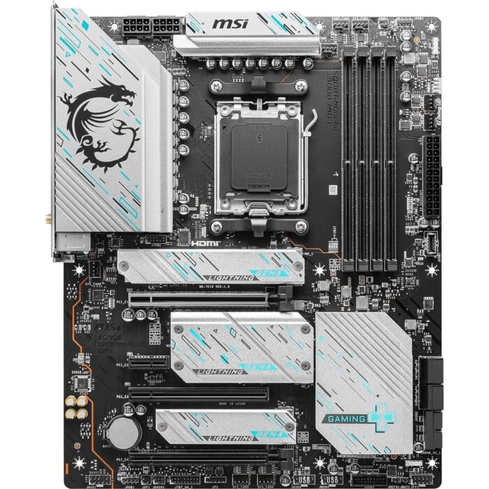 MSI X670E Gaming Plus Wifi DDR5 AMD AM5 ATX Motherboard - Image 2