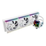 Thermalright Frozen Infinity 360 White PC Liquid CPU Water Cooler, Triple PWM Fans with 2000RPM, Desktop CPU AIO Cooler, for AM4/AM5 & Intel LGA1150/1151/1200/2011/1700/1851, Infinity Mirror