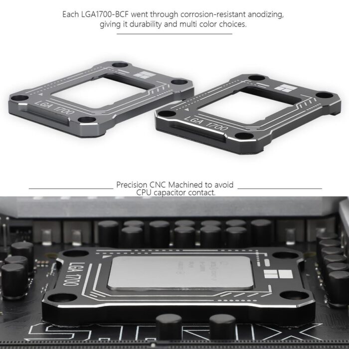 Thermalright LGA1700-BCF Black V2 12/13/14 Generation Intel Anti-Bending Fastener, Bending Type Pressure Plate, CPU Fixed Fastener, Full-Fitting Fixed Non-Marking Installation, Standard for Coolers - Image 3
