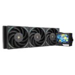 Thermalright Mjolnir Vision 360 Black ARGB AIO CPU Liquid Cooler, IPS LCD Screen with 320 x 240 Resolution, for AM4/AM5 and LGA1700/1851, 3.5 inch Magnet-Absorbent LCD Screen for Images