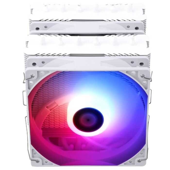 Thermalright Peerless Assassin 120 SE White ARGB CPU Air Cooler, 6 Heat Pipes Cooler, Dual 120mm C12CW-S PWM Fan, Aluminium Heatsink Cover, AGHP Technology, for AMD AM4 AM5/Intel 1700/1150/1151/1200 - Image 2