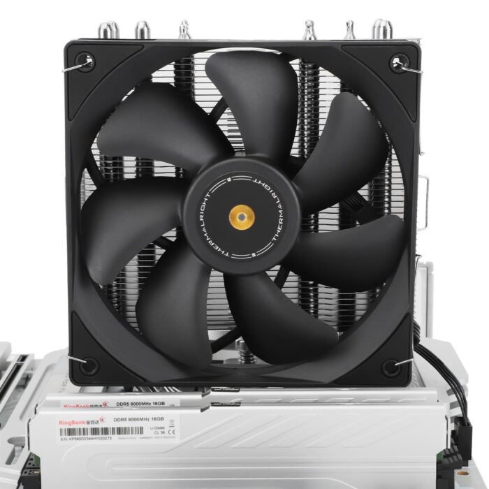 Thermalright TA120 EX V2 Side Flow CPU Cooler, 45mm Thick, Thin Heatsink, Compatible with Intel LGA1700, 120mm PWM Fan TL-C12 PRO, 5x 6 mm Diameter Heat Pipes - Image 4